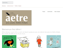 Tablet Screenshot of aetre.net